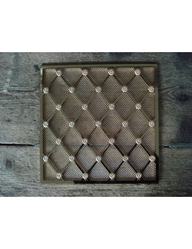 GRIGLIA con rete e rosette in ferro