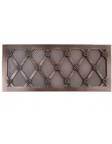 GRIGLIA con rete e rosette in ferro