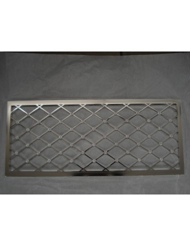 GRIGLIA con rete e rosette in ferro