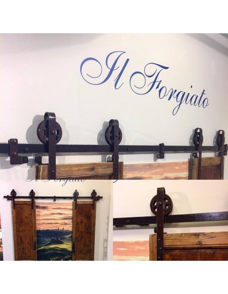 SISTEMA SCORREVOLE A VISTA PER PORTE